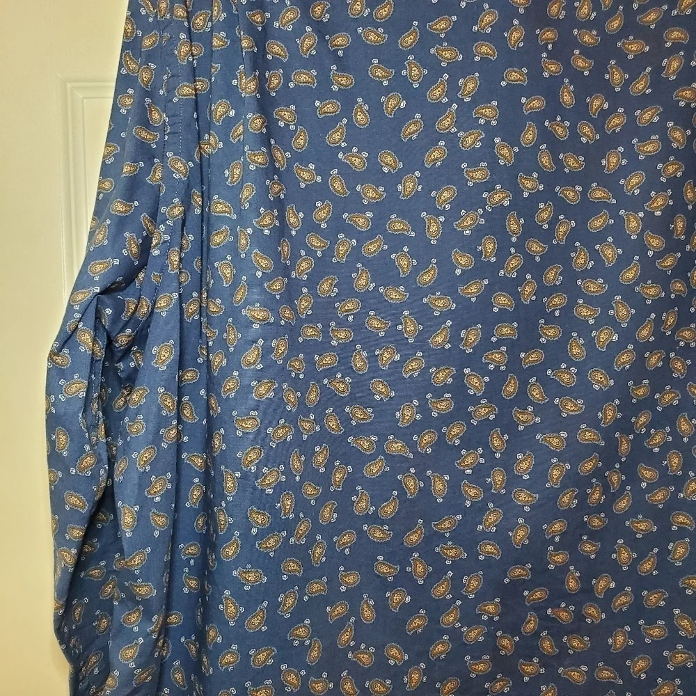 J Crew Shirt Mens Large Paisley Colorful All Over Print Loud Party Mercantile